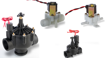 bistable, latching solenoid valve