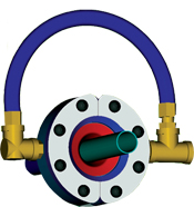 cable wiper and drier to dry cable from extrusion