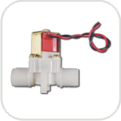 Magnetically latching solenoid valve